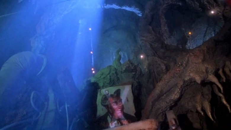 A photo of Mayor Maywho in the Grinch's cave