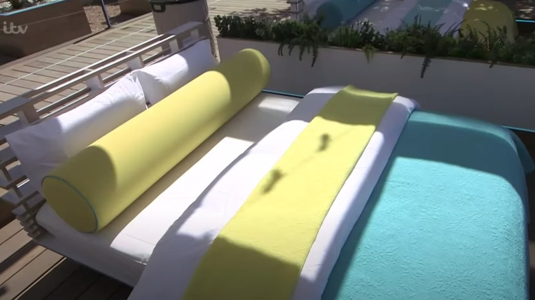 day bed at Love Island 