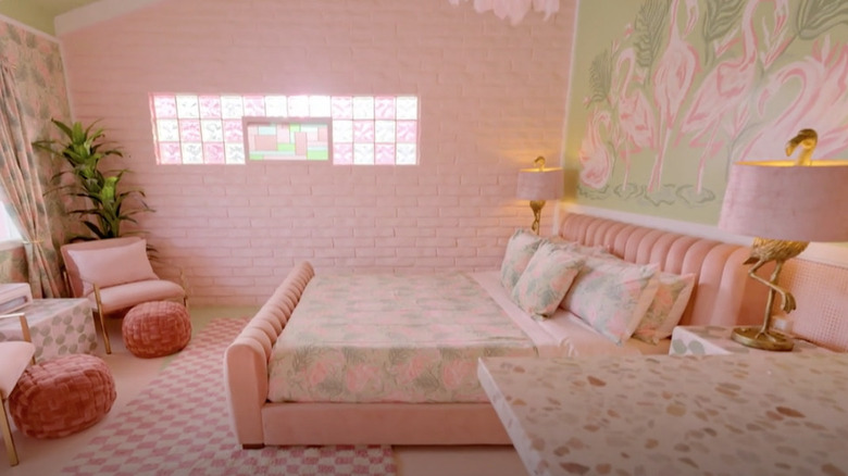 Dreamy pink pastel room