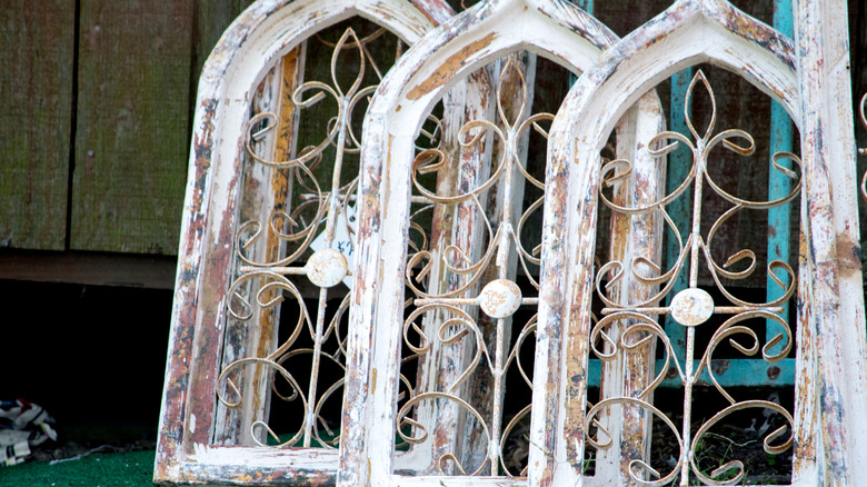 gothic architectural salvage windows