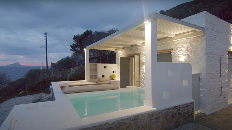 villa with outdoor pool
