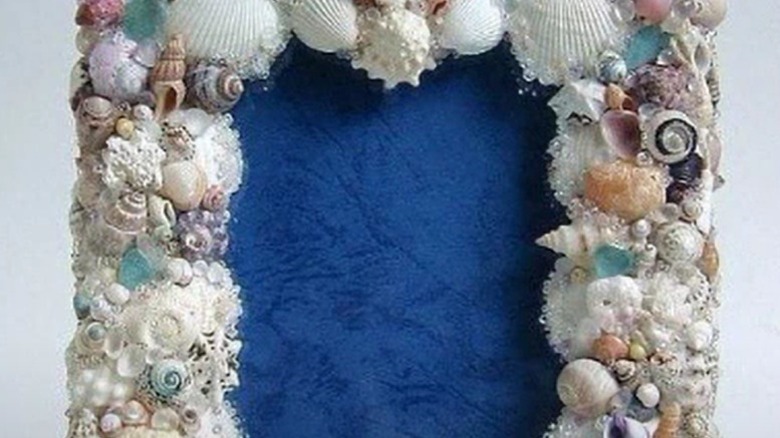 sea shell picture frame