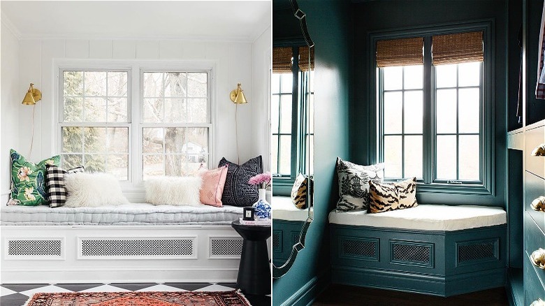 Sunroom and closet window seat