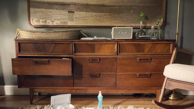 Joanna Gaines dresser in nursury