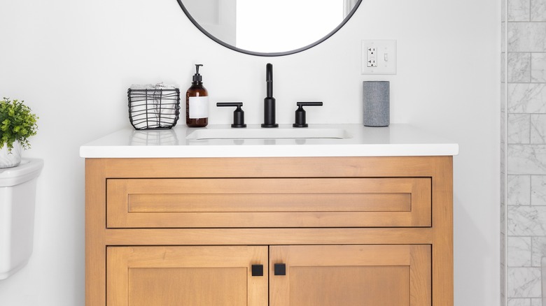 modern bathroom vanity