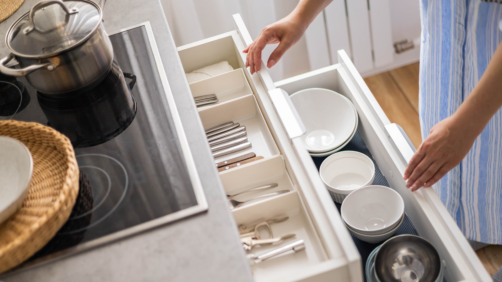 Where to Put Things in Kitchen Cabinets  How to Organize Your Kitchen -  Downsize, Declutter, and Launch your Professional Organizing Business