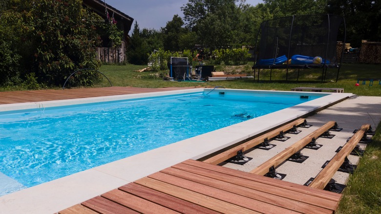 Zen rectangular inground pool