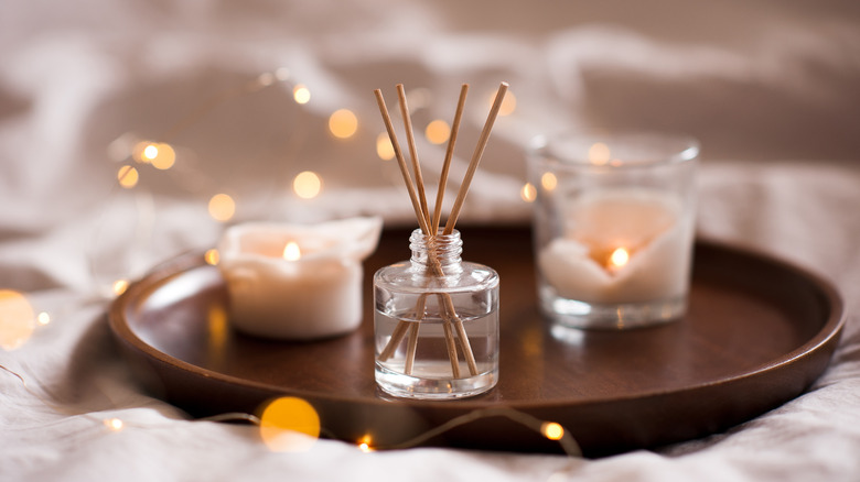 Homemade reed diffuser