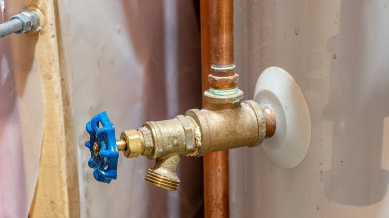 Spigot on water heater 