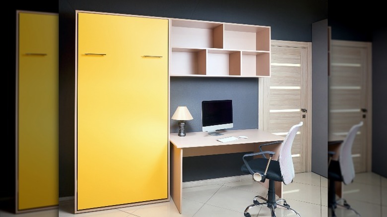 Murphy bed in wall