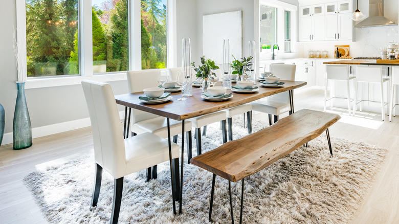 long dining table