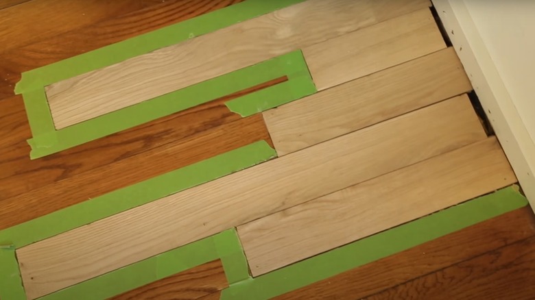 patching a hardwood floor