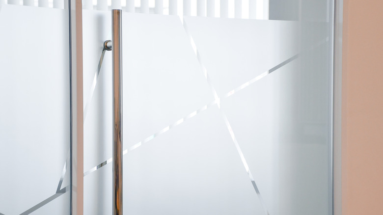 frosted glass doors for privacy