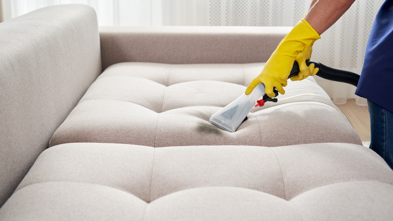 Enzymatic cleaner for outlet couch