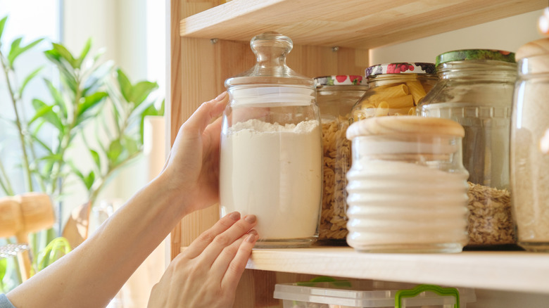 jar of flour