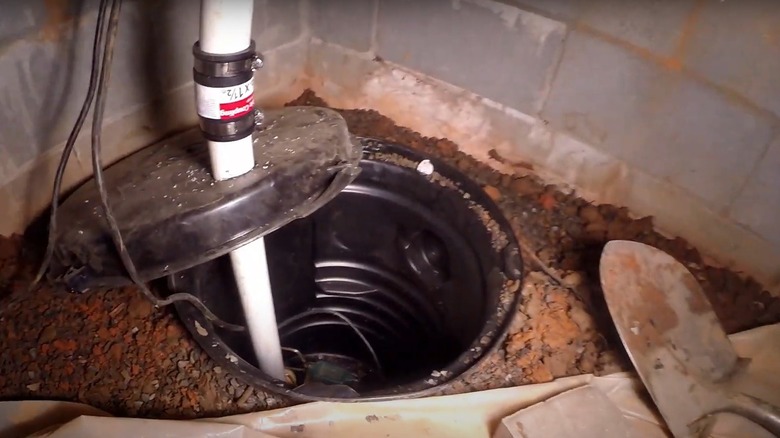 installing a sump pump in a crawl space