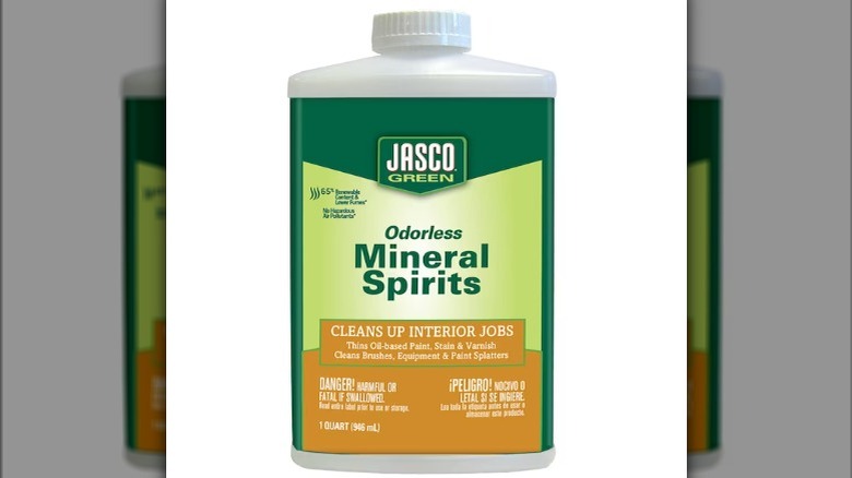 mineral spirits container