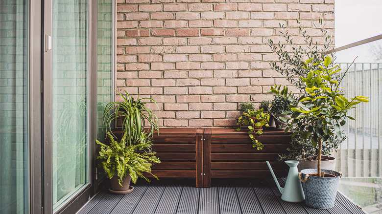 modern home balcony