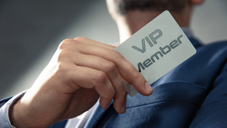 VIP membership card