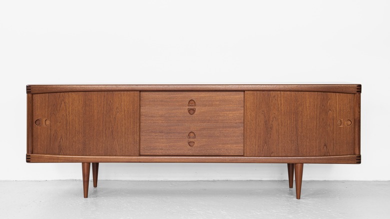 Wood sideboard