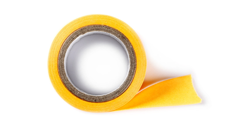 roll of yellow tape