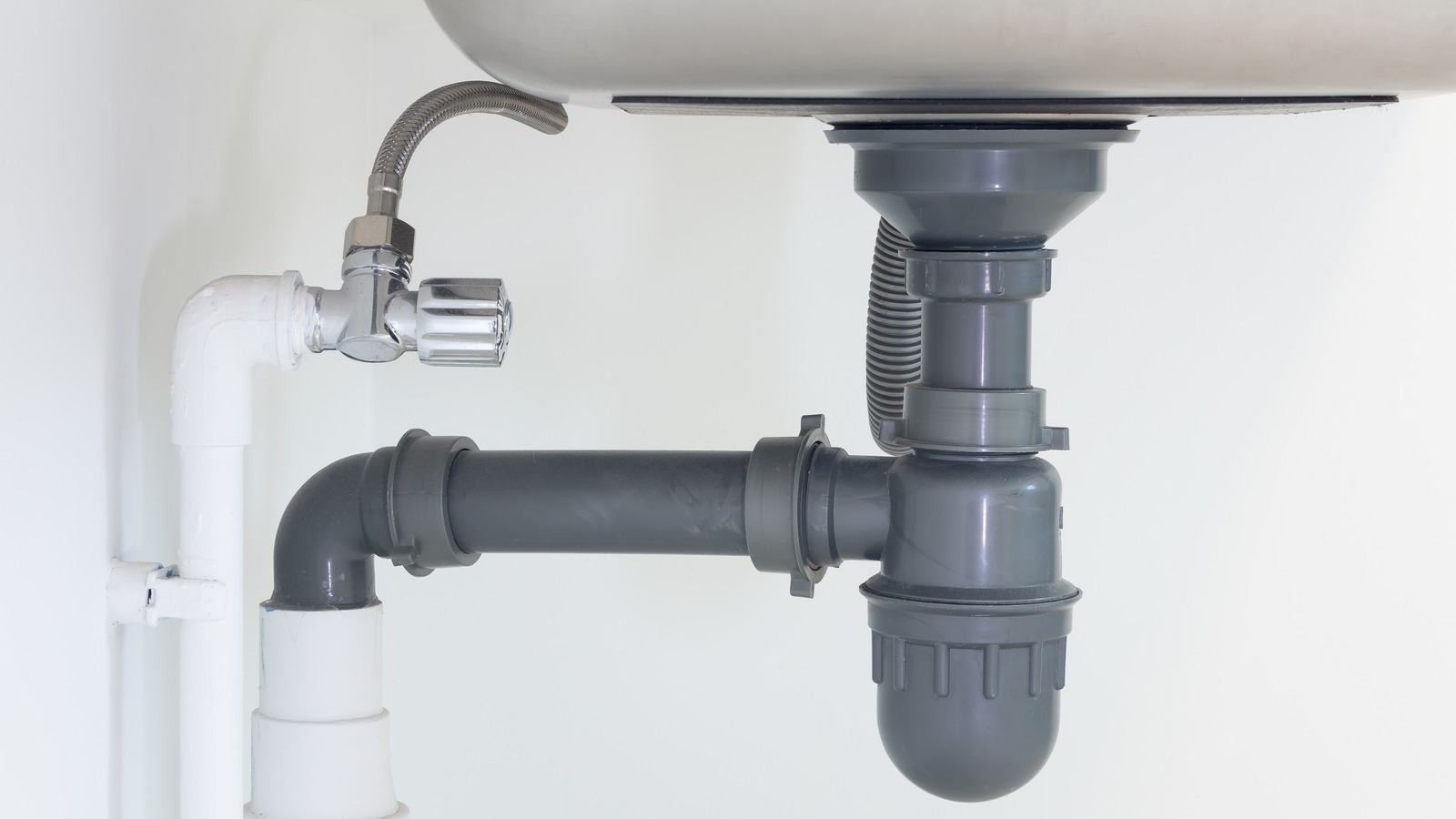 clear pvc pipe for kitchen sink