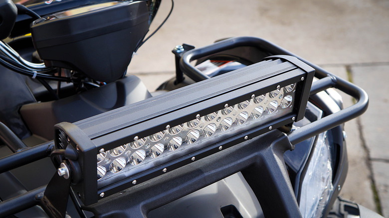 LED lights on ATV