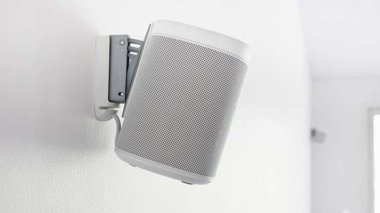 Wall mounted sound system