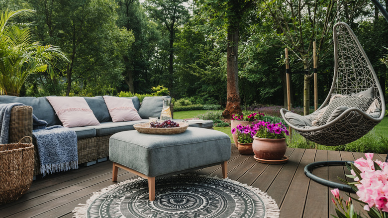 Scandinavian-inspired patio furniture
