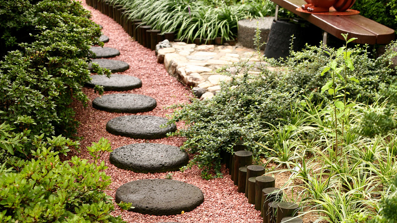 Basalt stepping stones