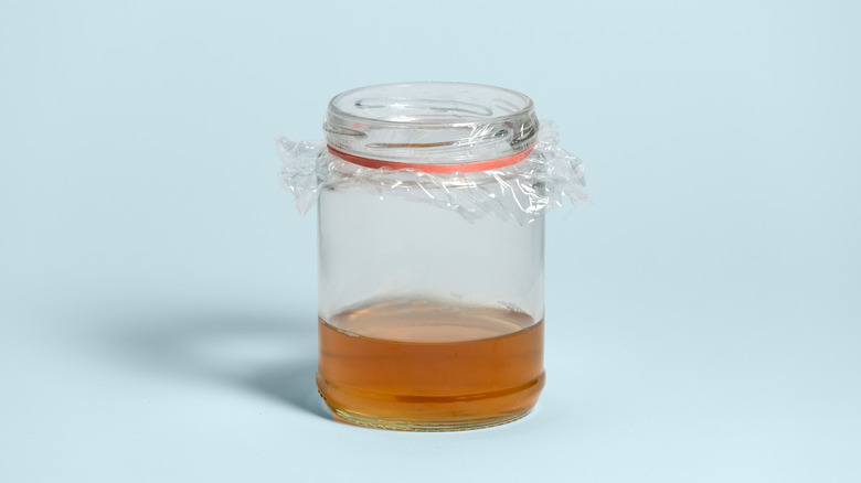 Glass jar fly trap