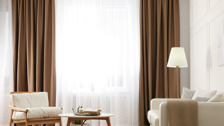 Layered curtains