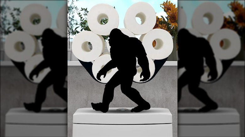 metal bigfoot toilet paper holder