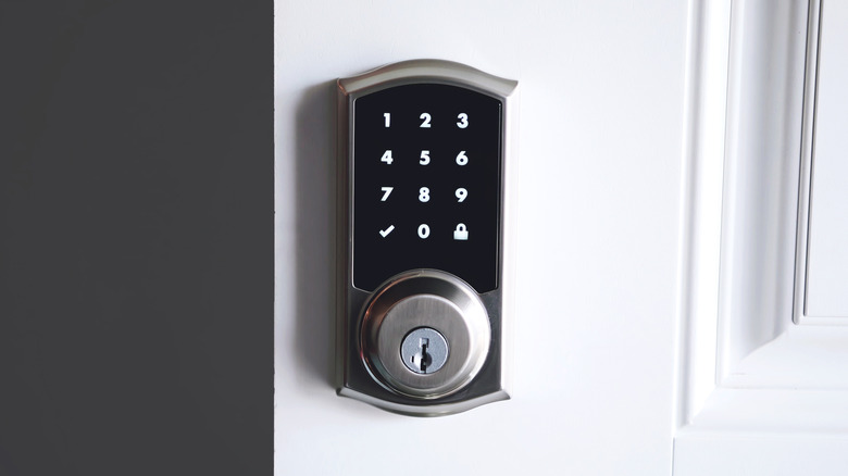 keyless entry on door