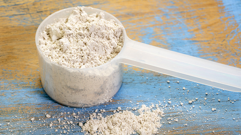 scoop of diatomaceous earth