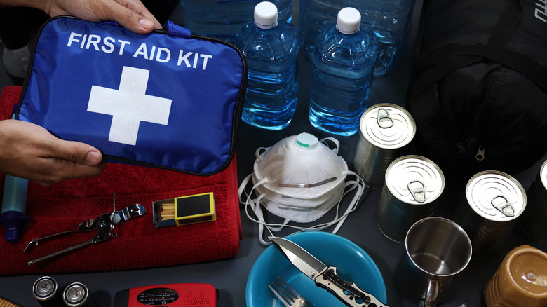 Emergency kit items