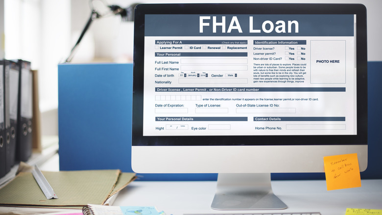 application for FHA loan