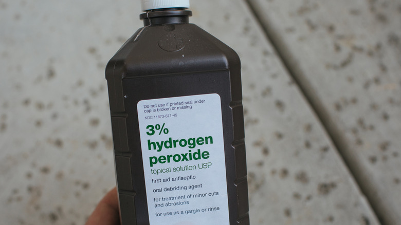 hydrogen peroxide bottle