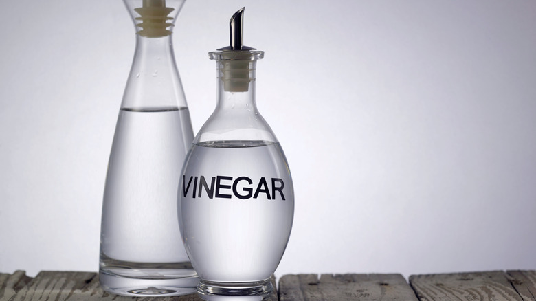 picture of vinegar bottles