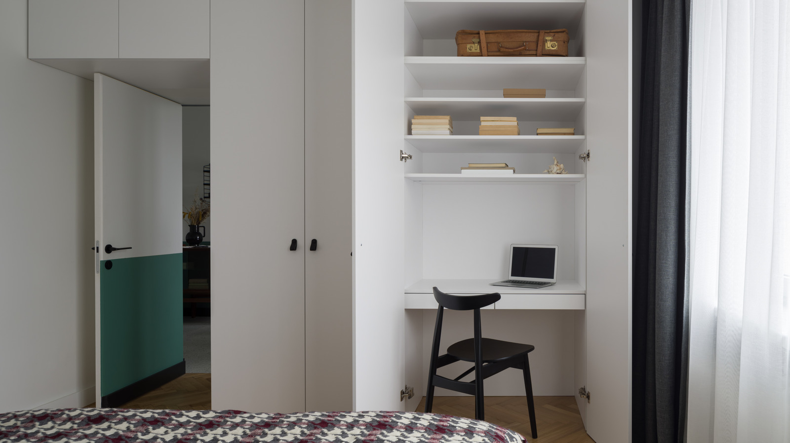 How To Repurpose A Closet Into A DIY Home Office