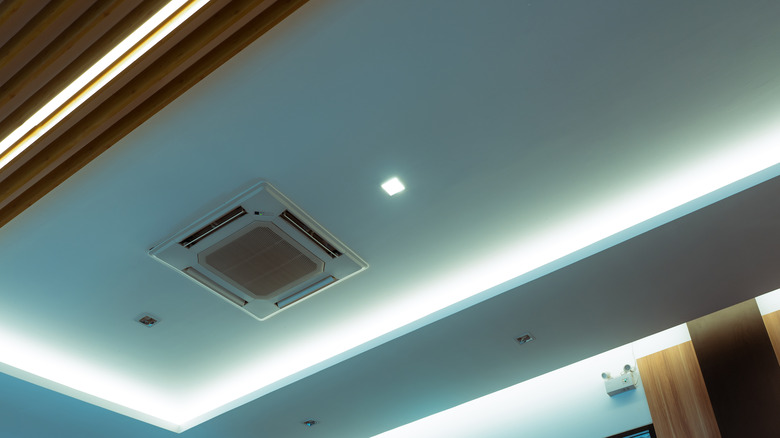 ceiling-installed cooling system