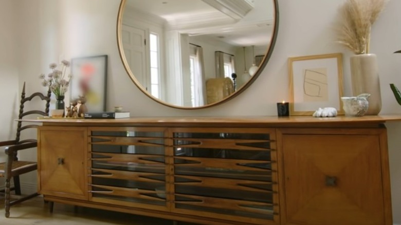 Wood credenza