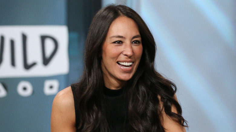 Joanna Gaines smiling during an interview