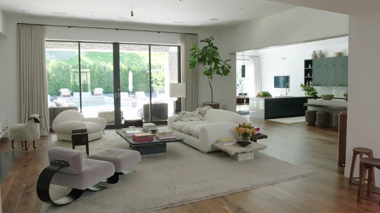 Kris Jenner living room