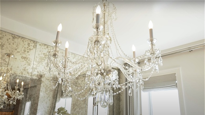 sparkly chandelier 