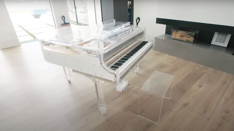 transparent piano