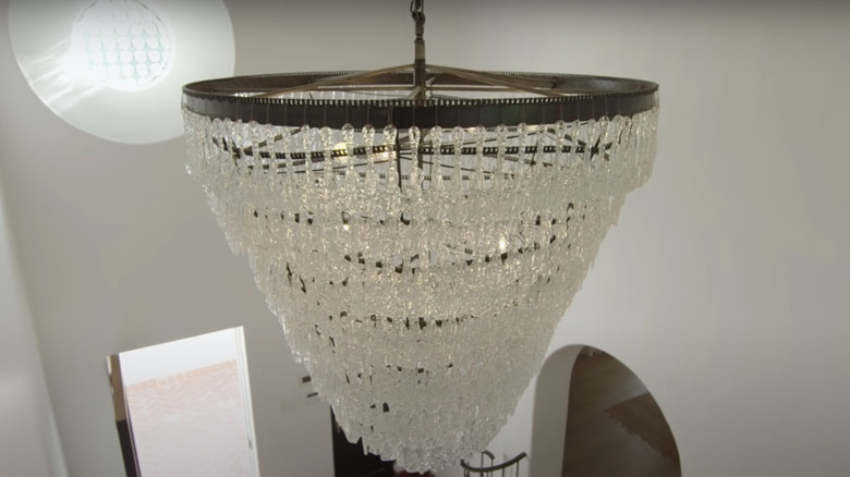 Shay Mitchell crystal chandelier 