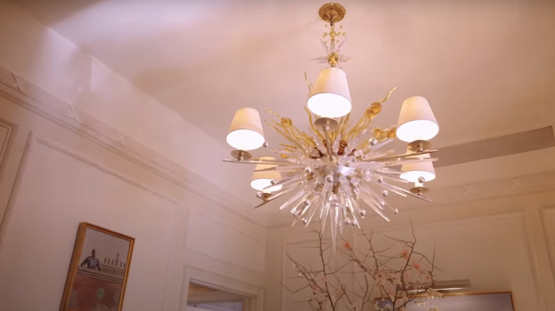 modern crystal chandelier