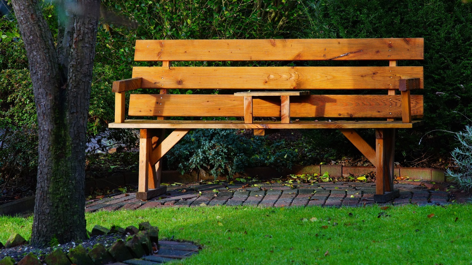 Wooden garden bench hot sale