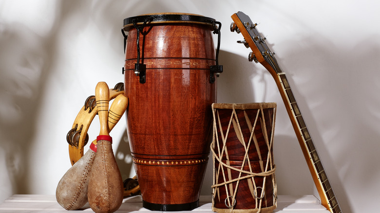 drums and musical instruments